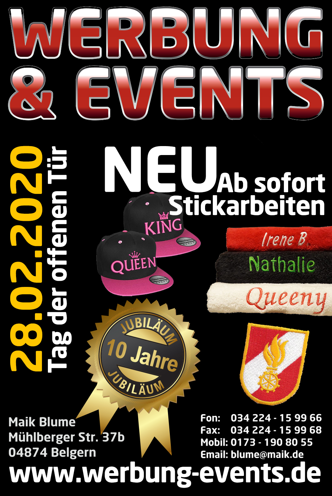 Über 20 Jahre Werbung & Events in Belgern
