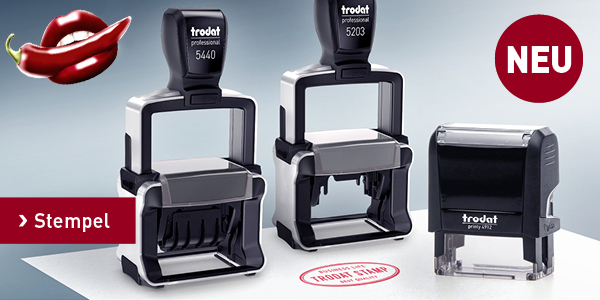 Individuelle Stempel — große Auswahl an Modellen