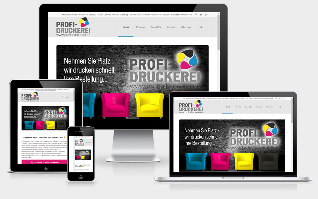 Internetseiten — modern, schnell und sicher